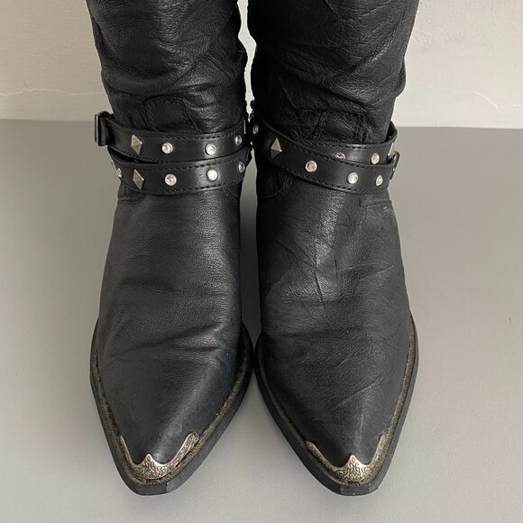 Durango Women’s Leather Western Studded Boots S 7 - Picture 4 of 15